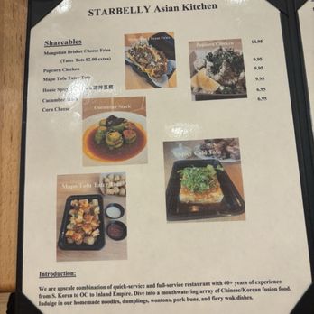 Starbelly Asian kitchen & Ramen - Menu - Noodles Near Me - Montclair, California Starbelly Asian kitchen & Ramen - Menu - Noodles Near Me - Montclair, California