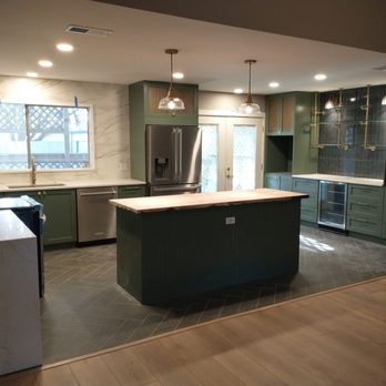 APlusCabinetry - Another view of the Ikea cabinets and Semihandmade doors they installed. - Cabinetry Near Me