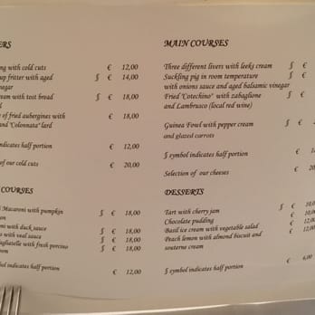 Hosteria Giusti - Menu - Salumerie Near Me - Modena, Missouri