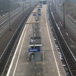 Bahnhof Maschen - Bahnsteig.