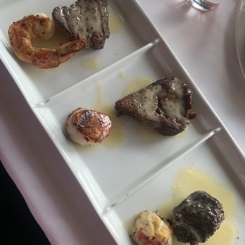 Del Frisco's Double Eagle Steakhouse - Surf and Turf Filet Trio (5/5) - Seafood Near Me - Boston, Massachusetts Del Frisco's Double Eagle Steakhouse - Surf and Turf Filet Trio (5/5) - Seafood Near Me - Boston, Massachusetts