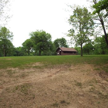 Wildcat Mountain State Park - A view from Group campsite B toward the shelter house. Campers can park and set up tents all the way to the road on this side of the house. - Parks Near Me - Ontario, Wisconsin Wildcat Mountain State Park - A view from Group campsite B toward the shelter house. Campers can park and set up tents all the way to the road on this side of the house. - Parks Near Me - Ontario, Wisconsin