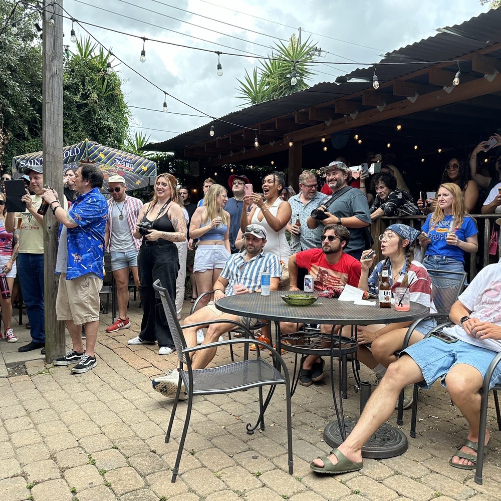 Carrollton Station - Big crowd of spectators - Bars Near Me - New Orleans, Louisiana