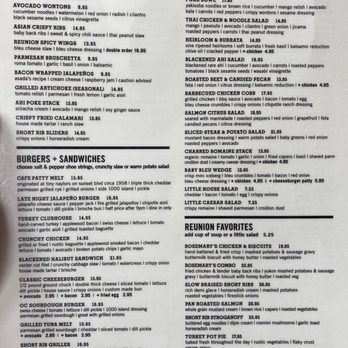 Reunion Kitchen + Drink - Menu - New American Near Me - Laguna Beach, California
