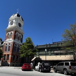 Take Your Time Tours - Clock tower and Mystic Grill