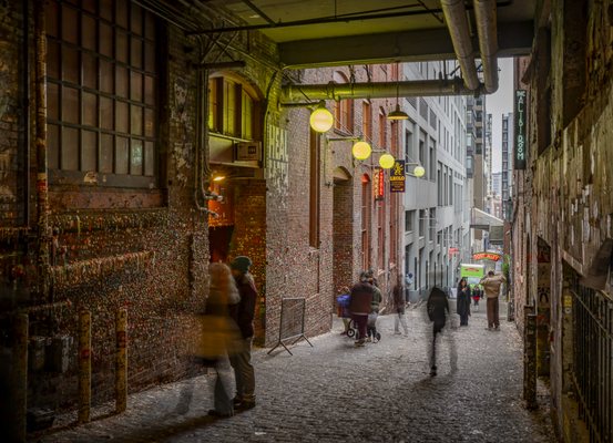 The Gum Wall at Unexpected Productions Improv by null