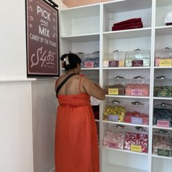 All Aboard Candy - Part of the selection wall for pick and mix