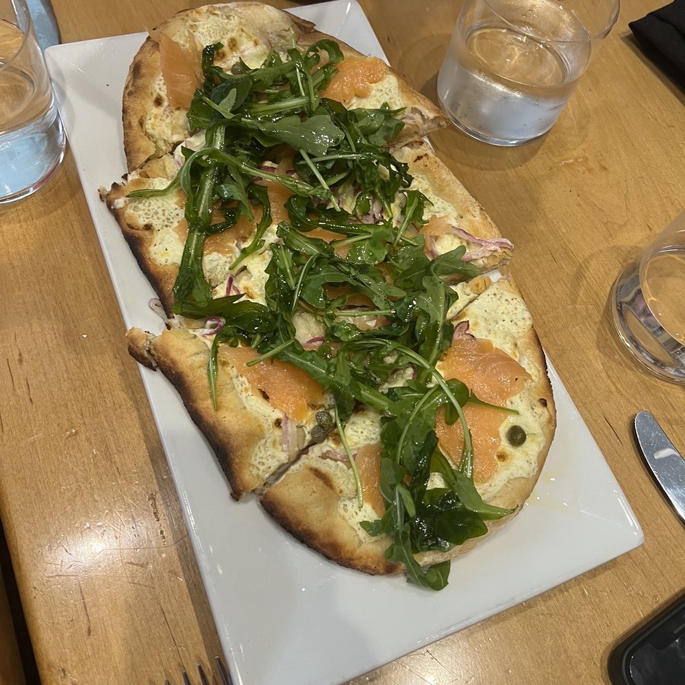 Caffe Gelato - Smoked salmon flatbread - Italian Near Me - Newark, Delaware Caffe Gelato - Smoked salmon flatbread - Italian Near Me - Newark, Delaware