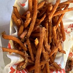 Big'z Burger Joint - Perfectly cooked shoestring, sweet potatoes