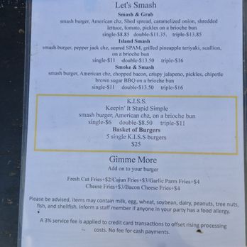 The Shed - Menu - Burgers Near Me - San Diego, California The Shed - Menu - Burgers Near Me - San Diego, California