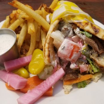 Kimo's - The right way to serve a Gyro,  you get it !!! - Mediterranean Near Me - Rockaway Beach, New York