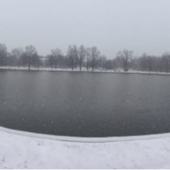Allen Pond - Winter View on a snow day... - Parks Near Me - Bowie, Maryland