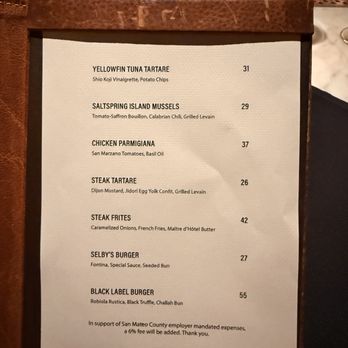 Selby's - New American Near Me - Redwood City, California