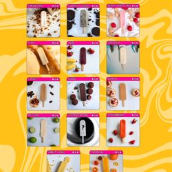 Sorbae Frozen Treats - Mobile Menu