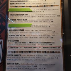 Happy's Taco Shop - Menu