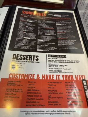 Menu photo 6 Angry Dog Dallas, TX