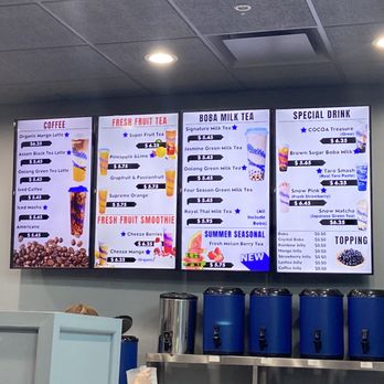 Blue Blue - Menu as of 9/11/2023 - Coffee & Tea Near Me - West Valley City, Utah