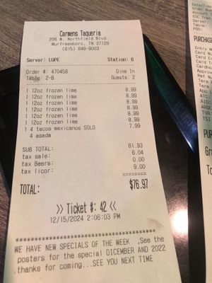 Carmen's Taqueria by null