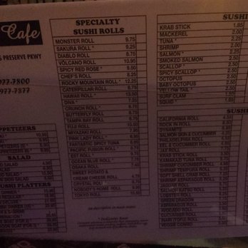 Sushi Cafe - Sushi Bars Near Me - Tampa, Florida