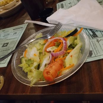 Covered Bridge Inn - A salad with tomatos cucumbers sliced carrots letus and unions. With Italian dressing. - Italian Near Me - Newton Falls, Ohio Covered Bridge Inn - A salad with tomatos cucumbers sliced carrots letus and unions. With Italian dressing. - Italian Near Me - Newton Falls, Ohio
