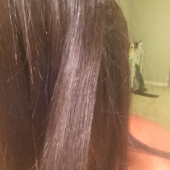 Beauty Unleashed By Chatira - The same piece of extension hair straightened by me when I got home from having it poorly pressed - Hair Stylists Near Me - Norfolk, Virginia