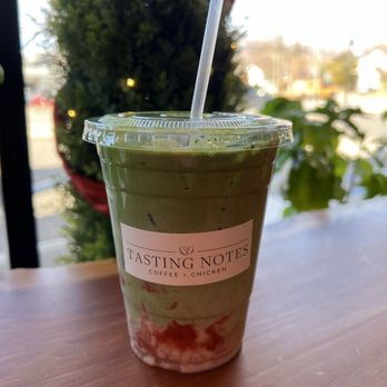 Tasting Notes - Strawberry Matcha Latte - Coffee & Tea Near Me - Norwood, New Jersey