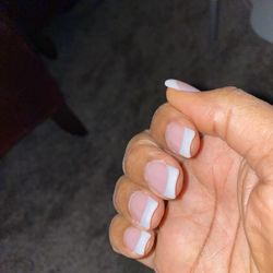 Le's Nails - Gel overlay French manicure