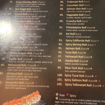 CO Sushi - Menu - Sushi Bars Near Me - Myrtle Beach, South Carolina