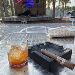 Haughty Heron - Smoked Old Fashioned