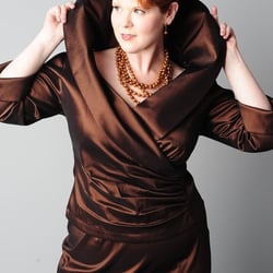 Abundance - A Plus Size Boutique - Tadashi - This is perfect for that very special occasion! Matching umbrella skirt is fabulous!