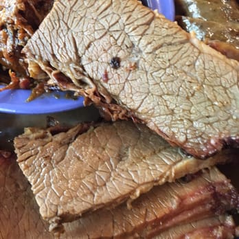 Blanco BBQ - Could it get any thinner?  No bark and no flavor.  It made me feel like I was Arron Franklin compared to them. - Barbeque Near Me - San Antonio, Texas