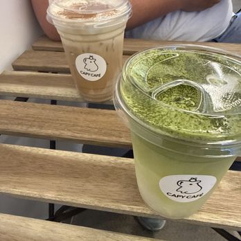 Capy Cafe - Coconut Matcha cloud and capy latte - Coffee & Tea Near Me - Folsom, California Capy Cafe - Coconut Matcha cloud and capy latte - Coffee & Tea Near Me - Folsom, California