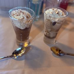 Bella Italia - Chocolate mousse and Coppa Cafe