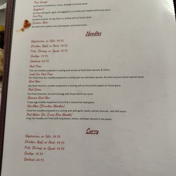 Thai Bistro Suksabay - Menu - Thai Near Me - Aiea, Hawaii
