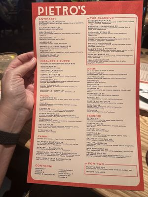 Menu photo 4 Pietro's Lodi, CA Menu photo 4 Pietro's Lodi, CA