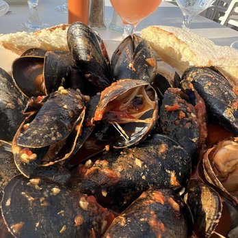 Wall's Wharf - Mussels in red sauce - Seafood Near Me - Bayville, New York Wall's Wharf - Mussels in red sauce - Seafood Near Me - Bayville, New York