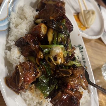 Chinatown Express - R13 Spare rib with black bean sauce on the rice - Chinese Near Me - Washington, DC, District of Columbia