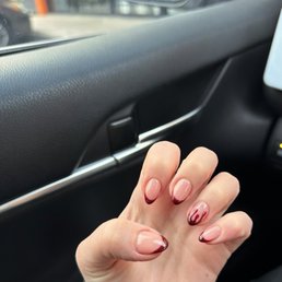 Halloween French tip Halloween French tip