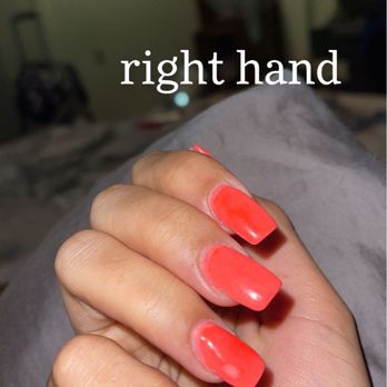 Signature Nails Spa - white spots, uneven surface - Nail Salons Near Me - Wichita, Kansas Signature Nails Spa - white spots, uneven surface - Nail Salons Near Me - Wichita, Kansas
