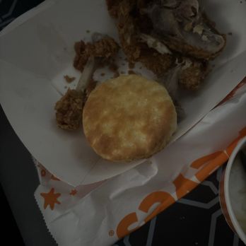 Popeyes Louisiana Kitchen - Salad not full and hard biscuit - Fast Food Near Me - Alhambra, California Popeyes Louisiana Kitchen - Salad not full and hard biscuit - Fast Food Near Me - Alhambra, California