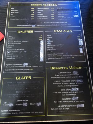 Menu photo 1 A l’Heure de la Chandeleur Ajaccio, 2A