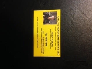 Slide of Randy's Handyman Services