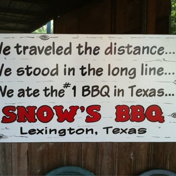 Snow's BBQ - Barbeque Near Me - Lexington, Texas Snow's BBQ - Barbeque Near Me - Lexington, Texas