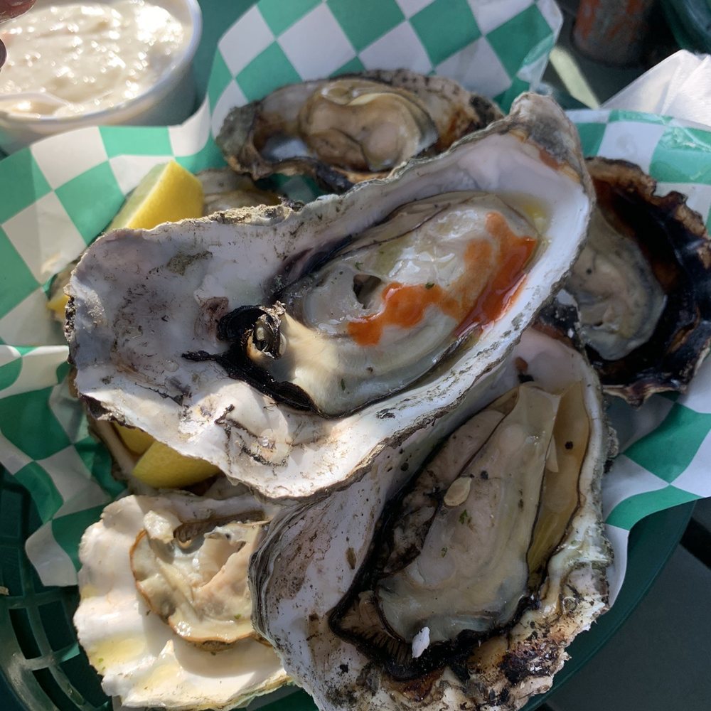 Tognazzini's Dockside Too - BBQ'd oysters - Seafood Near Me - Morro Bay, California Tognazzini's Dockside Too - BBQ'd oysters - Seafood Near Me - Morro Bay, California