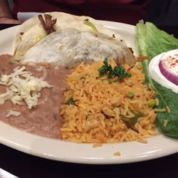 Fernando's Mexican Cuisine - Brisket tacos on flour tortillas. The brisket was delicious!