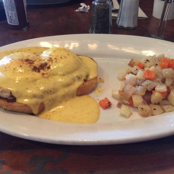 Bumbleberry Flats - Apple chicken sausage Benedict ( or something like that ) SO AMAZING!!! - American Near Me - Laughlin, Nevada Bumbleberry Flats - Apple chicken sausage Benedict ( or something like that ) SO AMAZING!!! - American Near Me - Laughlin, Nevada
