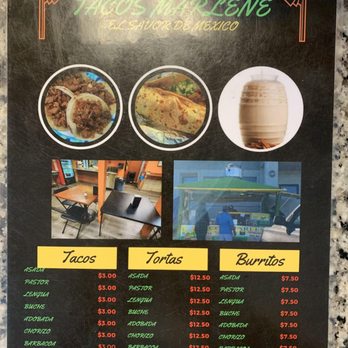 Tacos Marlene - Menu - Tacos Near Me - Denver, Colorado Tacos Marlene - Menu - Tacos Near Me - Denver, Colorado
