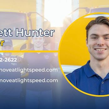 LightSpeed Moving and Storage - Personal Business Card Information for Garrett Hunter, Owner of LightSpeed Moving and Storage - Movers Near Me - Cordova, Tennessee