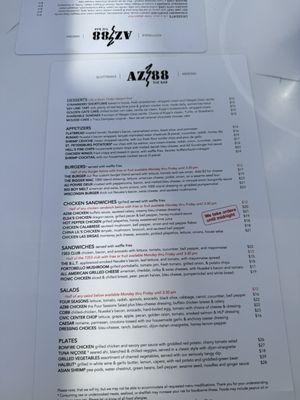 Menu photo 1 AZ88 Scottsdale, AZ