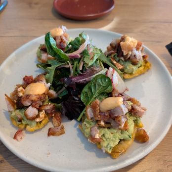 Invito Restaurant - Pork Belly appetizer. OMG! You must order this! So delish! - Mexican Near Me - Elmsford, New York